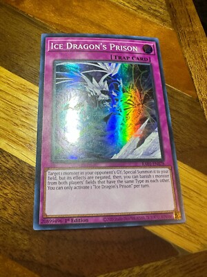 Yu-Gi-Oh! Ice Dragon's Prison Card - ROTD-EN079 Ultra Rare 1st Edition From Rise Of The Duelist - View #5