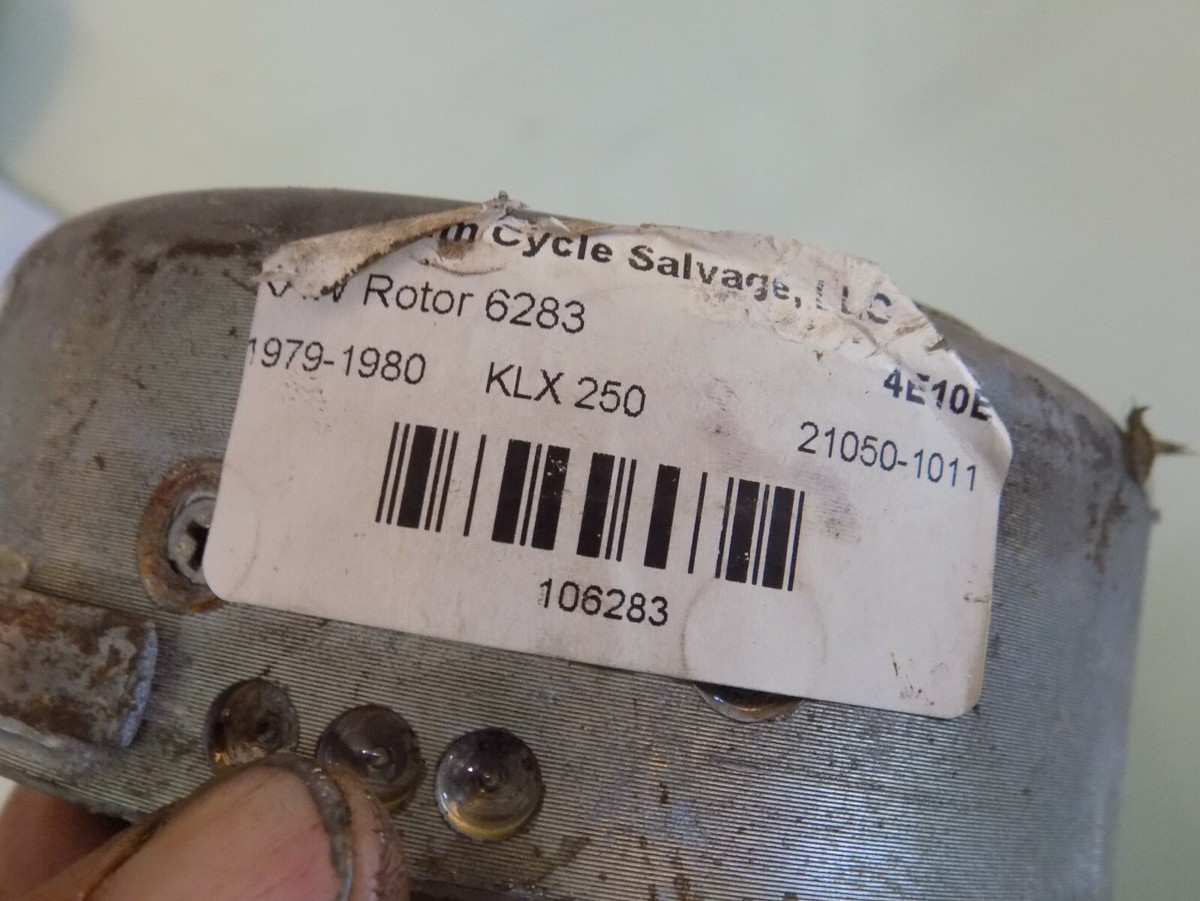 79 Kawasaki Klx250 KLX 250 A1 OEM Flywheel Rotor Magneto Generator