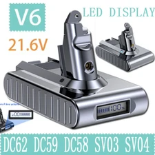 21.6V 9500mAh Battery For Dyson V6 SV03 SV04 SV05 SV09 DC58 DC59 DC62 Animal new