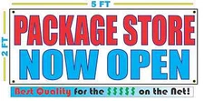 PACKAGE STORE NOW OPEN Banner Sign NEW Larger Size Best Quality for the $$$