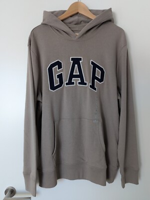 GAP Arch Hoodie, Gr. L, Cool Medium Brown, Kapuzenpullover, neu mit Etikett