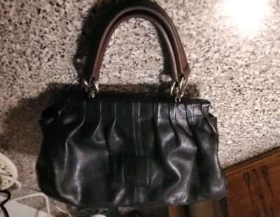 Betty Jackson Black Leather Bag UK