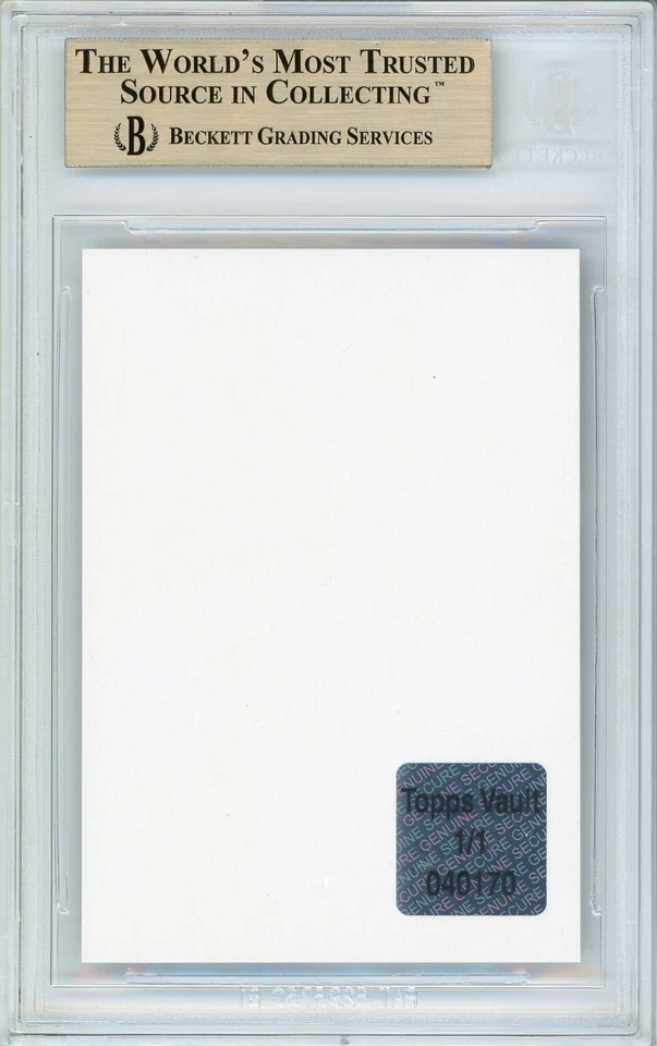 1 of 1: AJ Styles (RC) BGS 9.5: 2016 Topps TNF Blank Back 1st WWE Card Gisto 1/1 - Image 3 of 4