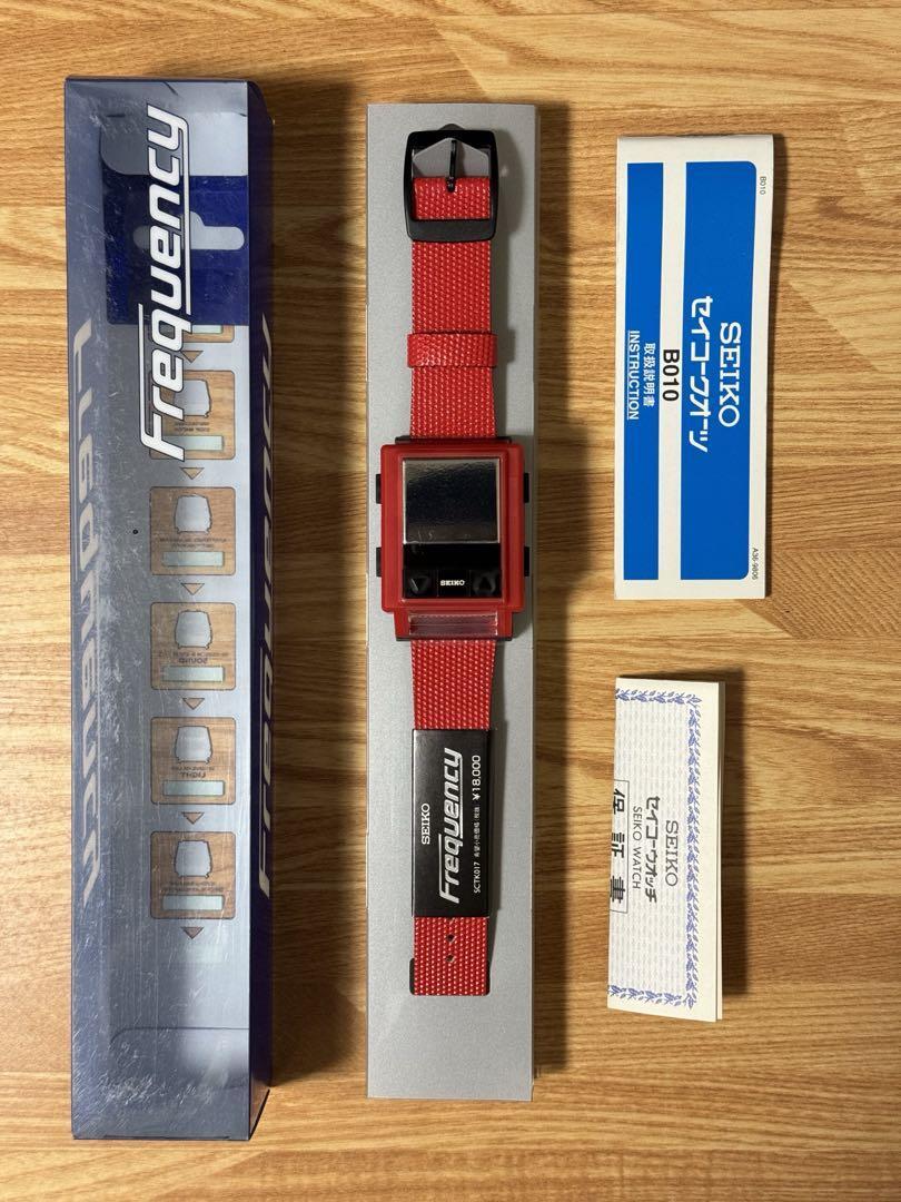 SEIKO Frequency SCTK017 wristwatch Red Working from JP | eBay SEIKO Frequency SCTK017 wristwatch Red Working from JP | eBay