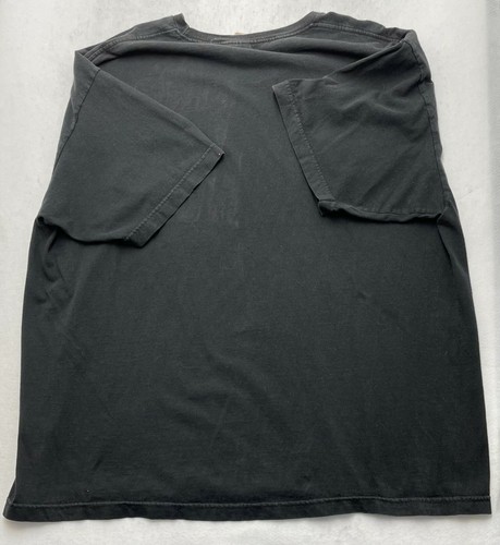 R589 Vintage 80s United States US Navy Single Stitch Black T-Shirt sz 2XL - Bild 2 von 9