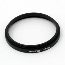 Metal 40mm-40.5mm Step up Filter Ring f/ 40mm Male to 40.5mm Female Lens Adapter