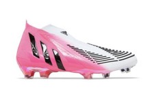 Adidas Predator Edge LZ FG  Solar Pink  Men  s Size 12 GX3904 New