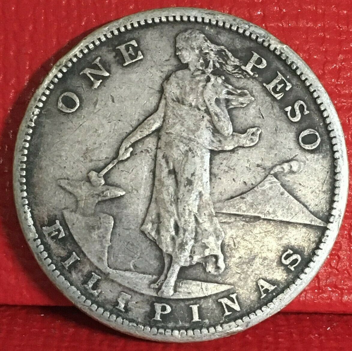 フィリピン 1909年 ONE PESO 銀貨 1909 S USA-PHILIPPINES SILVER PESO COIN KM# 172 | eBay