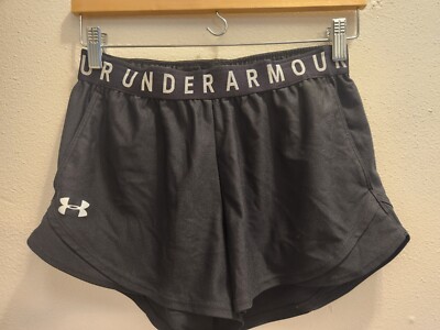 Under Armour Heatgear Womens Loose Fit Black Athletic Shorts sz S