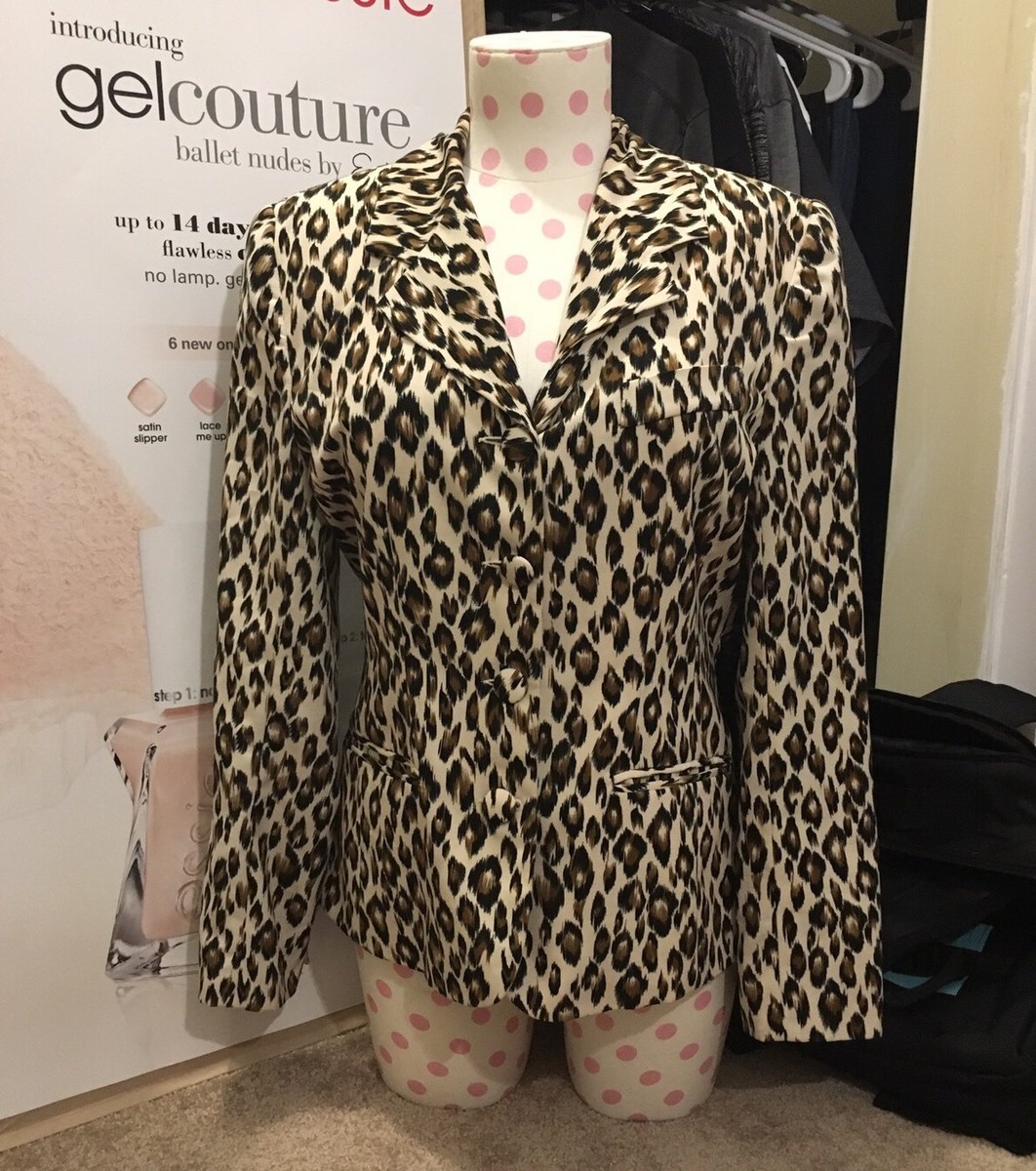 Forwear New York Leopard Print Suit Size