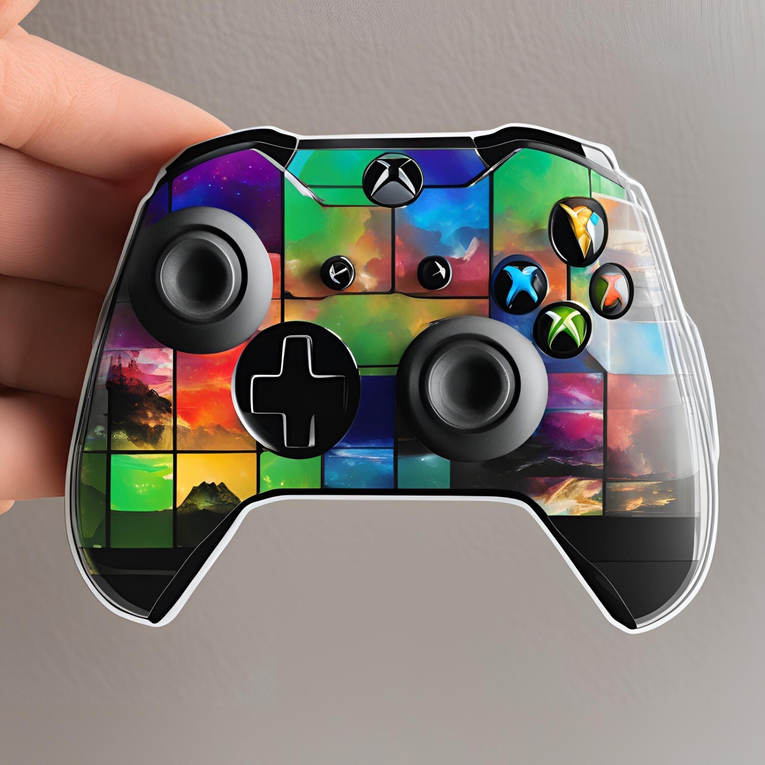 Game Console Remote sticker 3x3