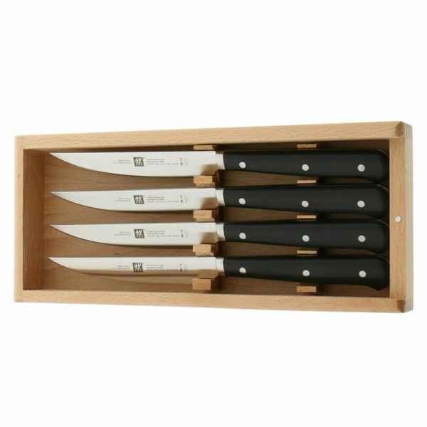 ZWILLING J.A. Henckels Porterhouse Steak Knife Black, Set of 4 for sale online eBay