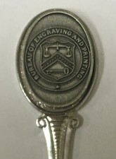 Vintage Souvenir Spoon US Collectible Bureau Of Engraving And Printing
