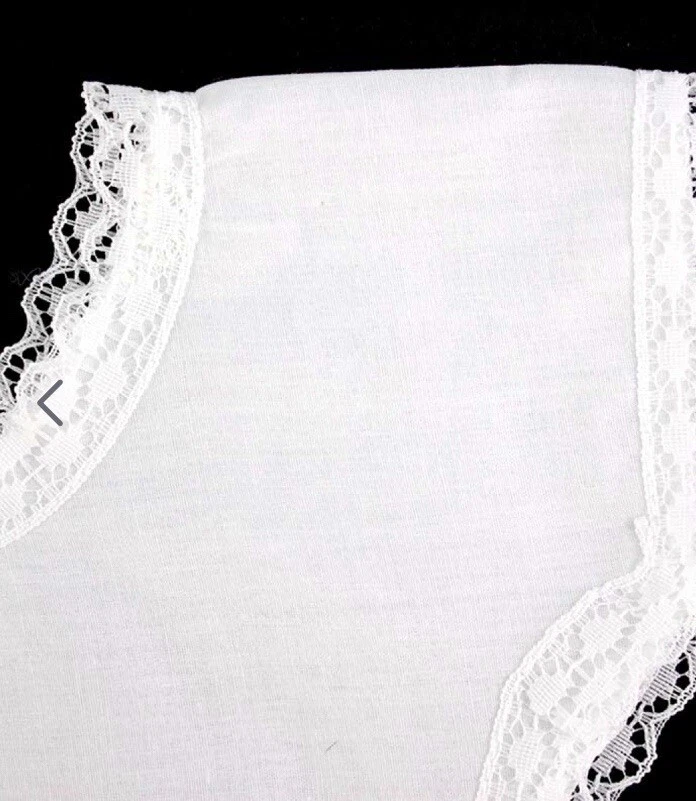 Vestina/Camicina da BATTESIMO in misto cotone con ricamo   “CANDELA” - Immagine 4 di 4