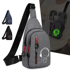 Men's Chest Bag 2024 New Casual Fashion Shoulder Bag Male Hand Crossbody Bag