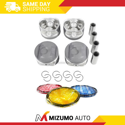 Pistons w/ Rings fit Fits 13-20 Buick 2.0L L4 DOHC 16v LTG