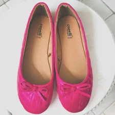 Capelli New York Kids Girl Shimmer Ballet Flats Dress Walking Shoes Youth Size 3