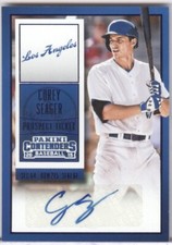 COREY SEAGER 2015 PANINI CONTENDERS PROSPECT TICKET AUTO BLUE FOIL #47 + BONUSES