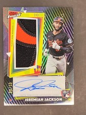 2026 Topps Finest Jeremiah Jackson Rookie Autograph Relic - RPA /10