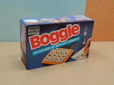 BOGGLE - Blaue Variante - Spiel von Parker - Innen top Zustand