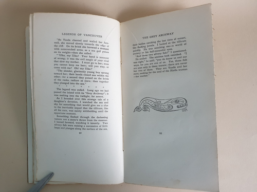 Legends of Vancouver by E Pauline Johnson 1911 Published for Geo S. Forsyth 1913 - Picture 17 of 18
