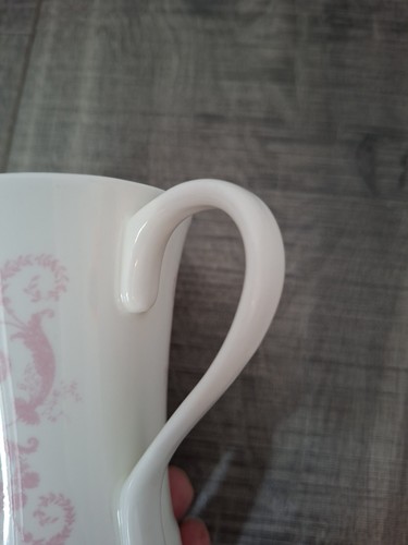 Laura Ashley Josette Fine Bone China Rosa y Blanco Tazas X 5 Nuevo Set 2009 - Imagen 14 de 17