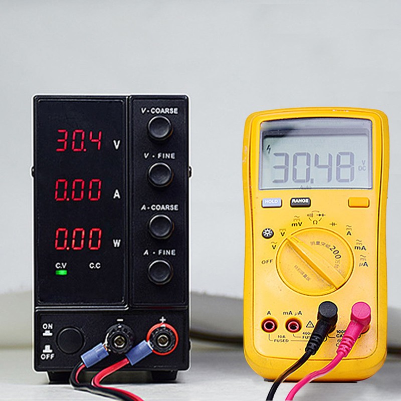 Adjustable DC Bench Power Supply 30V 10A/6A Digital LED Precision Lab Variable.