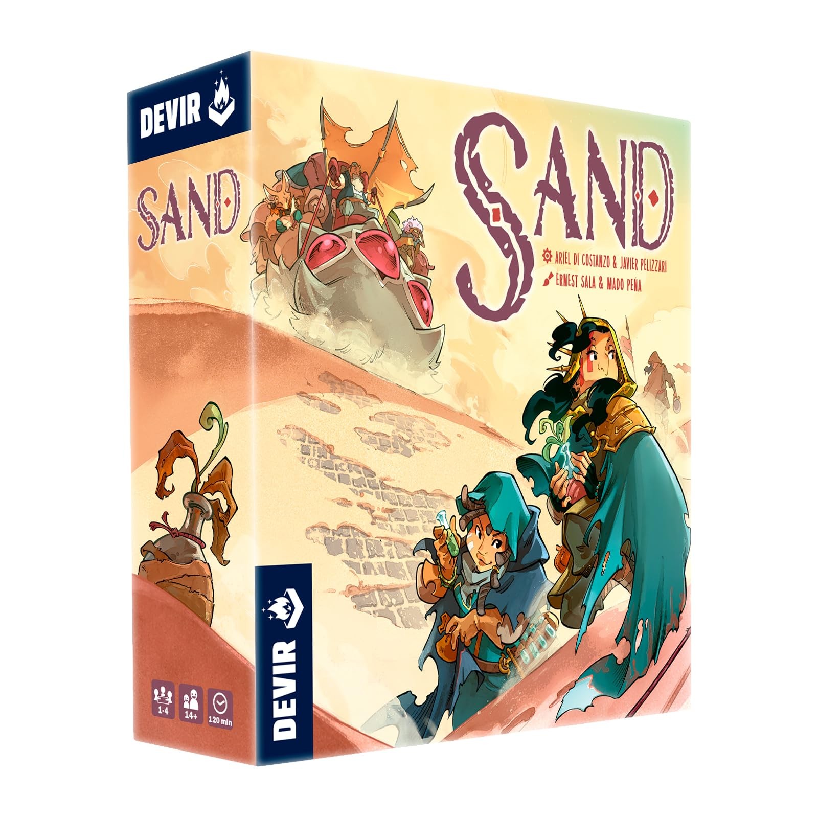 Sand by Devir Strategy Board Game for 1 to 4 Players and Ages 14 9490₽
