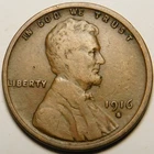 1916 S Lincoln Wheat Cent Penny VG - F   "Actual Coin Pictured"
