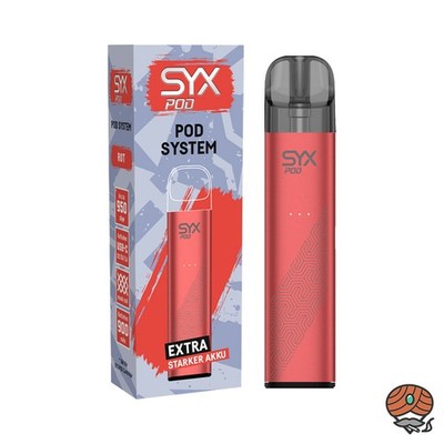 SYX POD Akkuträger in Rot - verwendbar mit SYX PODs -