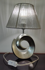 Ideal Lux HAPPY-10 TL1 Small Tischlampe Silbe...