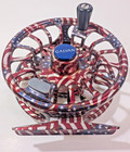 Galvan Torque Fly Reel T-5 5wt w/ CUSTOM **ONE OF A KIND**American Flag Colorway — photo 3