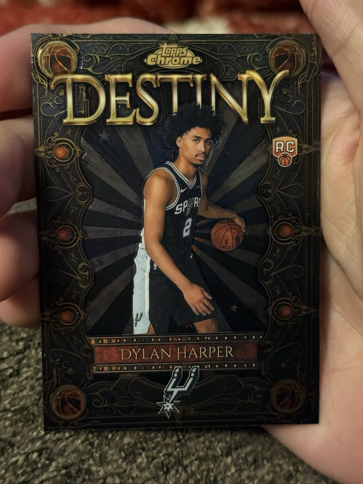 2025-26 Topps Chrome Basketball Dylan Harper Destiny Rookie RC