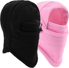 Kids Winter Hats Balaclava Ski Mask Windproof Warm Adjustable with Fleece Lining