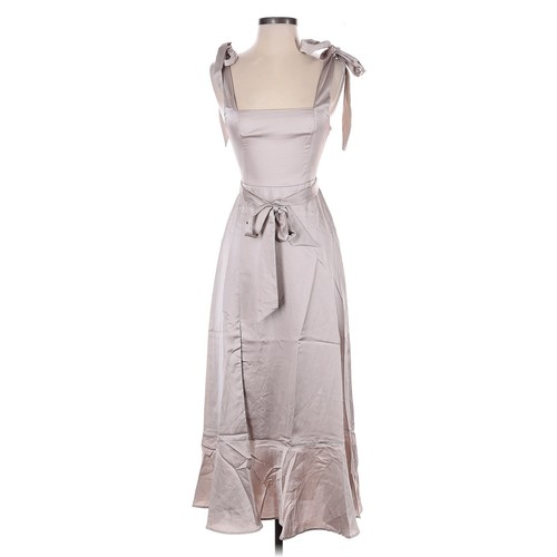 Show Me Your Mumu Claire Midikleid in Show Me The Ring Luxe Satin XL Neu mit Etikett - Bild 4 von 8