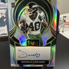 2025 Panini Select Donovan Edwards Select Signatures Rookie Prizm Auto #SIP-DES