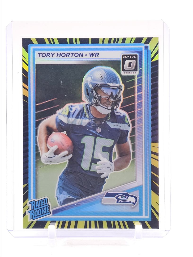 TORY HORTON 2025 DONRUSS OPTIC RATED ROOKIE ELECTRICITY #295 RC /75 Q2091