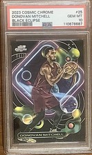Donovan Mitchell Black Eclipse 4/10 PSA 10 2023 Topps Cosmic Chrome