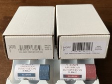 American Innovation Dollar Coin 2.Roll Set - Alabama Saturn 2024 - P&D SEAL BOX