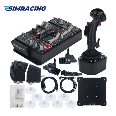 【美品】WINWING Orion2 HOTAS スティック・スロットル・ペダル WINWING Orions 2 F18 Hornet HOTAS Flight Joystick Flight Stick