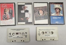 Lot 4 Classic Country Cassette Tapes George Strait Kenny Rogers Brooks Exile