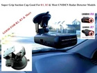 1 x Super Grip Suction Mount, Cup For R1, R3, R4 & Most Uniden Radar Detector