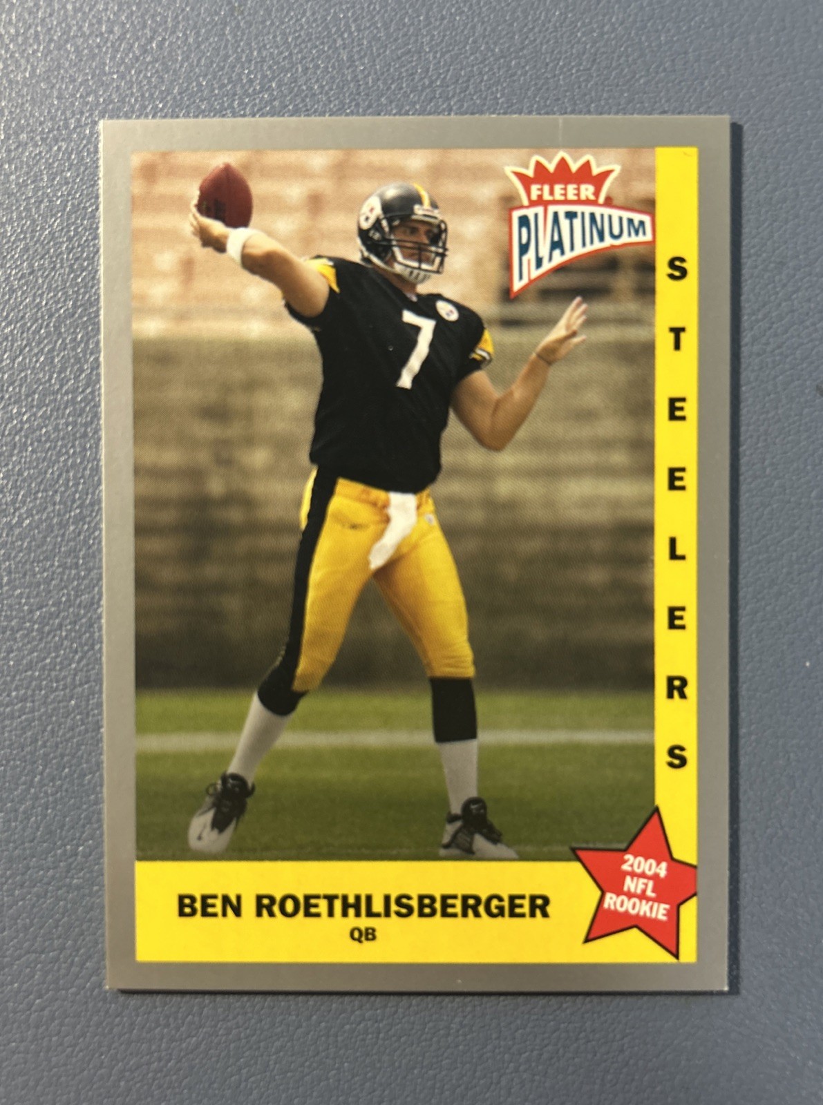 Ben Roethlisberger Fleer Platinum #137 Platinum Finish