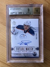 2014-15 SP Authentic SPA LEON DRAISAITL Future Watch Auto Rookie RC/999 BGS 9 10