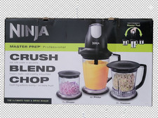 Ninja Master Prep Profesional Mezcla de Trituración Picar Comida Bebida Fabricante NUEVO en CAJA