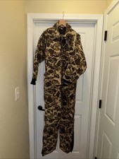 Vintage Cabela&rsquo;s Duck Camo Coveralls Mens Medium Regular USA Made