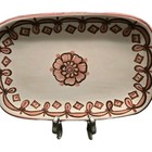 Vintage Ceramic Handcrafted Tray 14"x9.25"Makers Mark Vietri sul Mare,Italy NEW! — photo 1