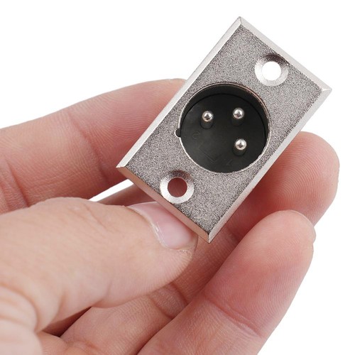 For Patch Bay And Snake Cable Applications XLR Jack Panel 3pin 2pcs/Set New - Picture 10 of 30