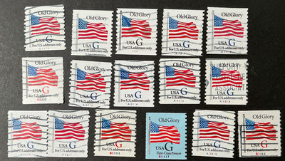 USA USED PNCs #2888-2892 - 16 different - Cat. $25.00  MIXED CONDITION