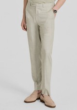 Calvin Klein Men's Green Slim-Fit Stretch Dress Pants Size 36W 30L